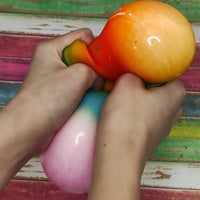 Large Rainbow Squishy Stress Ball Sensory Fidget Stress balls Knead Squeeze