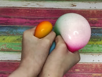 
              Large Rainbow Squishy Stress Ball Sensory Fidget Stress balls Knead Squeeze
            