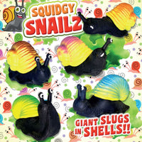 Squishy Squidgy Snailz Soft Sensory Fidget Snails With Tactile Shell