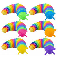Rainbow Fidget Slug Sensory Toy