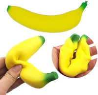 
              Stretchy Squishy Crazy Tactile Sensory Banana Stress Ball Fidget Toy
            