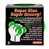 
              The Groovy Glob - 4.5″ Super Nee Doh Sensory Fidget Stress balls Knead Squeeze
            