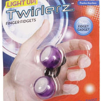 Light Up Twirlerz Finger Chucks Fiddle Fidget Sensory Toy