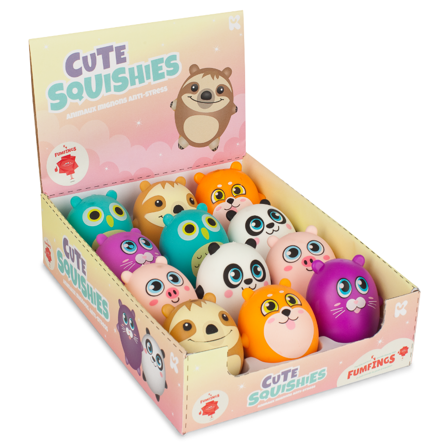 Cute Squeezy Animal Puffer Doh Stress Ball - Various Animals