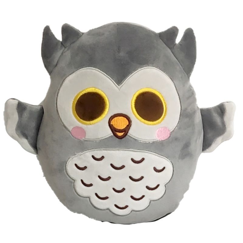 Winston The Owl Adoramals Squish Plush Sensory Toy Pillow Cushion