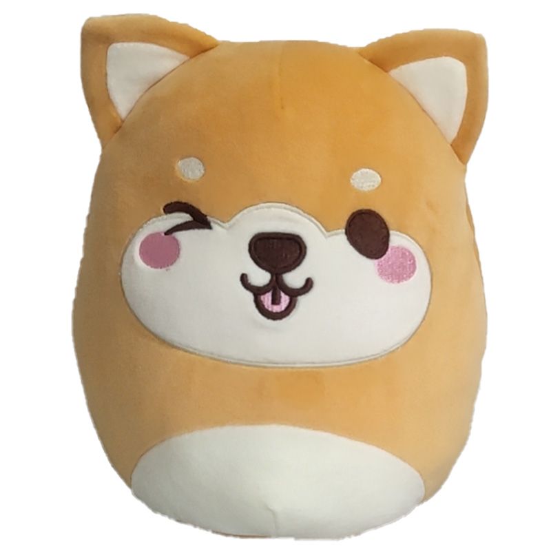 Shuggs the Shiba Inu Dog Adoramals Squish Plush Sensory Toy Pillow Cushion
