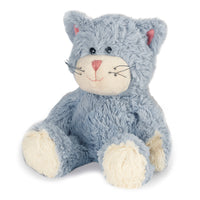 Warmies Large 13" Microwavable Soft Comforting Toy Wheat Filled With Lavender Scent - Blue Cat