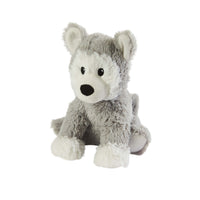 Warmies Medium 9" Microwavable Soft Comforting Toy Wheat Filled With Lavender Scent - Husky Dog
