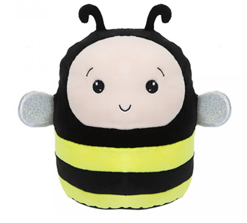 20cm Oh So Soft Oval Super Squishy Plush Sensory Toy Pillow Cushion Animals - Bee