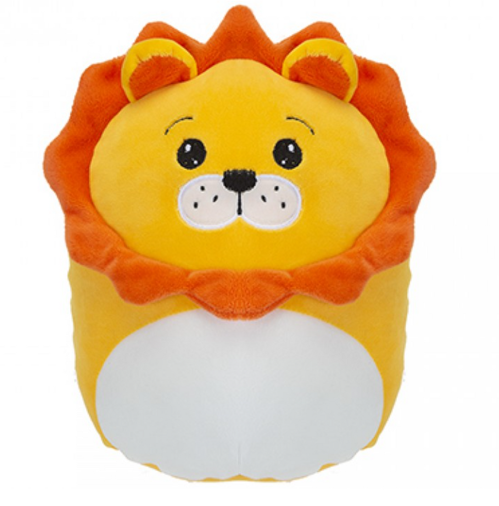 20cm Oh So Soft Oval Super Squishy Plush Sensory Toy Pillow Cushion Animals - Lion