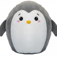 20cm Oh So Soft Oval Super Squishy Plush Sensory Toy Pillow Cushion Animals - Penguin