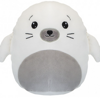 20cm Oh So Soft Oval Super Squishy Plush Sensory Toy Pillow Cushion Animals - Seal