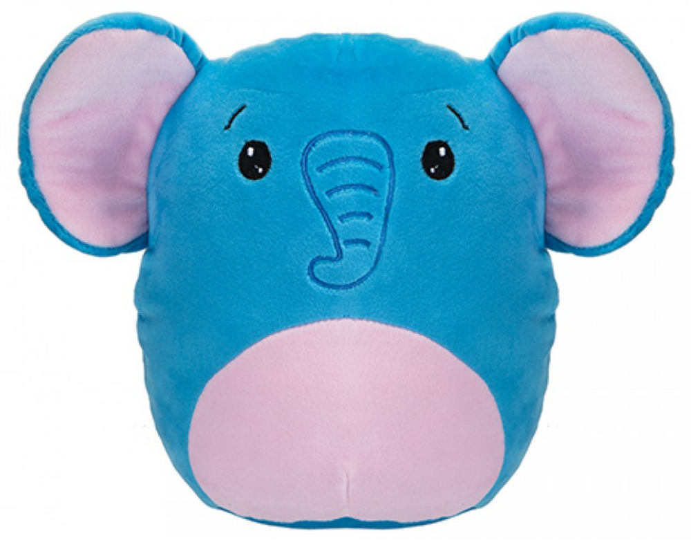 20cm Oh So Soft Oval Super Squishy Plush Sensory Toy Pillow Cushion Animals - Elephant