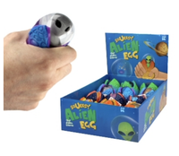 
              Squishy Two Tone Squeeze To Reveal Alien Eggs Sensory Tactile Toy
            