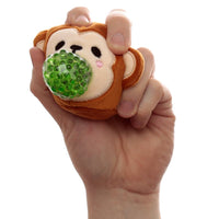 Plush Safari Zoo Animal Jelly Squeezers Novelty Sensory Fidget Toy