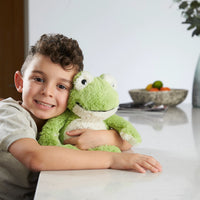 Warmies Large 13" Microwavable Soft Comforting Toy Wheat Filled With Lavender Scent - Frog