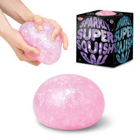
              Jumbo Super Sparkly Glitter Confetti Tactile Sensory Squish Slime Ball Fidget Toy
            