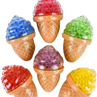 Squishy Bead Orb Ice Cream Cone Sensory Tactile Fidgit Toy