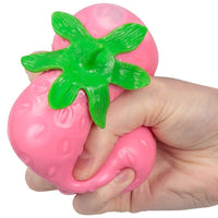 Strawberry Stress Squeeze Stretch Squishy Stress Ball Sensory Tactile Fidget Toy