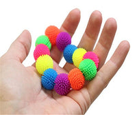 
              Rubber Noodle Pom Pom Bracelet Sensory Fidget Tactile Pompom Toy
            