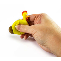 Squeezy Poo Farm Jungle Animal Squishy Key Ring Tactile Sensory Fidget Toy