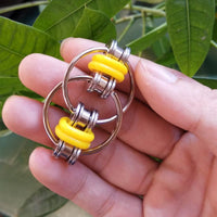 Fidget Bike Chain Flippy Ring Stress Relief Sensory Tactile Fidget Toy