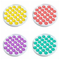 
              Push Bubble Pop It with white plastic tray and coloured buttons
            