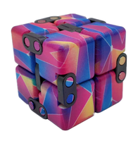 
              Patterned Infinity cube Sensory Fidget Toy
            